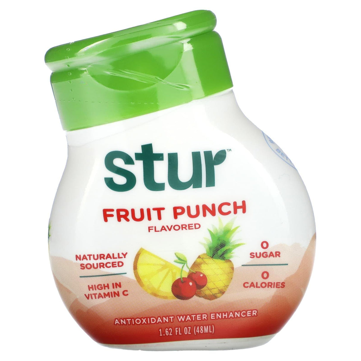 Stur, Antioxidant Water Enhancer, Fruit Punch, 1.62 fl oz (48 ml) - Supply Center USA