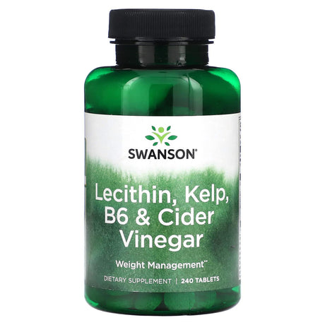 Swanson, Lecithin, Kelp, B6 & Cider Vinegar, 240 Tablets - Supply Center USA