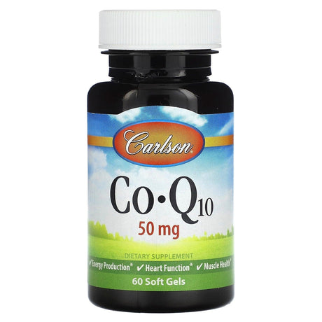 Carlson, CoQ10, 50 mg, 120 Softgels - Supply Center USA