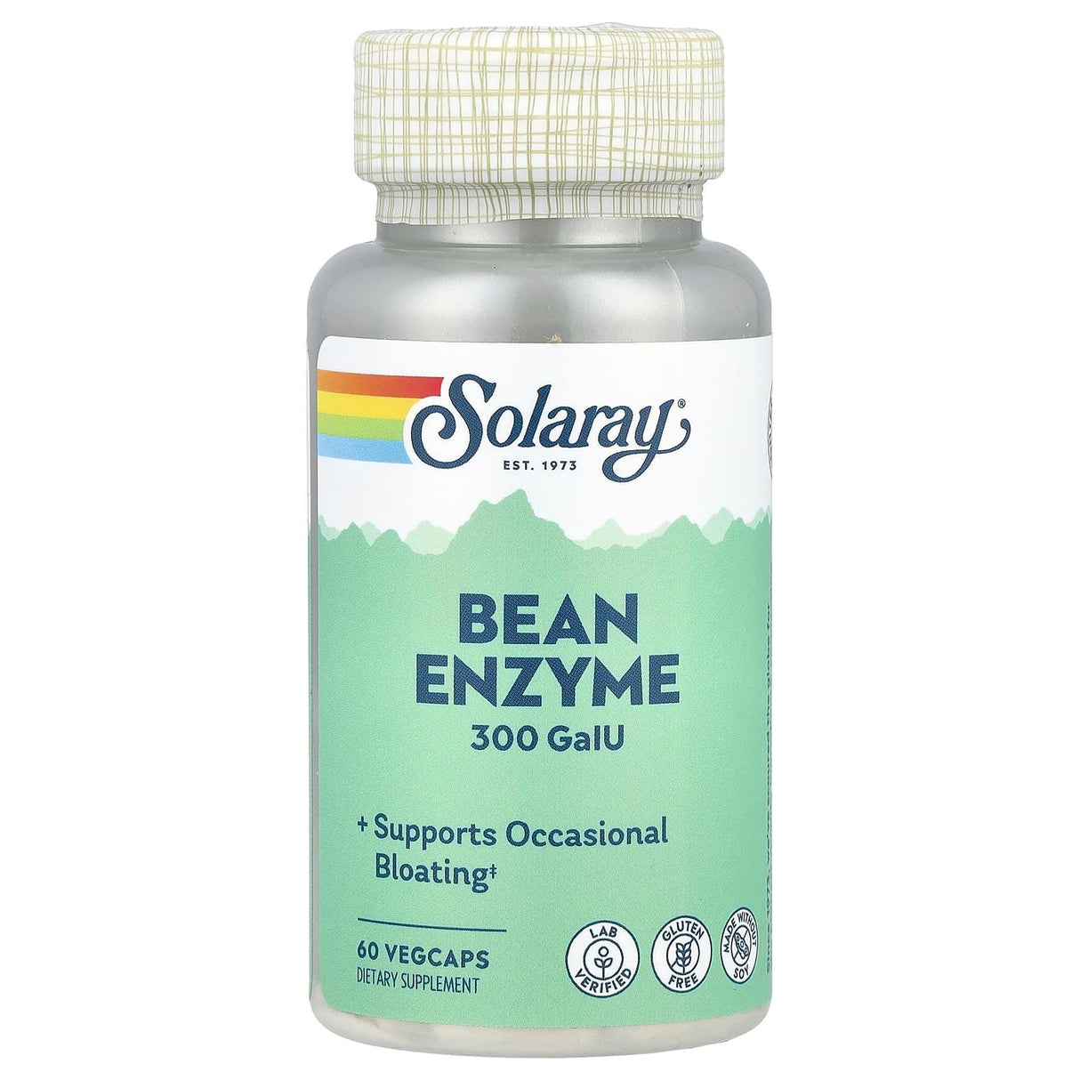 Solaray, Bean Enzyme, 300 GaIU, 60 VegCaps - Supply Center USA