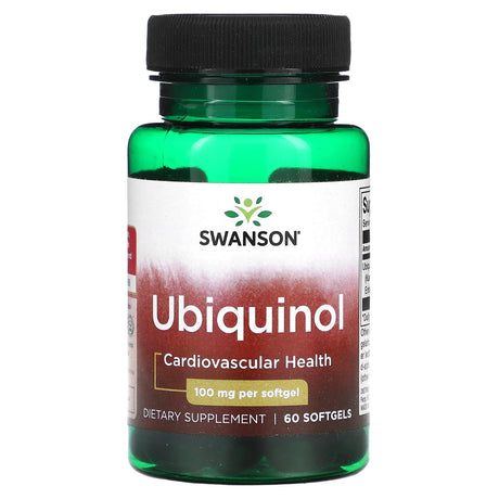 Swanson, Ubiquinol, 100 mg, 60 Softgels - Supply Center USA