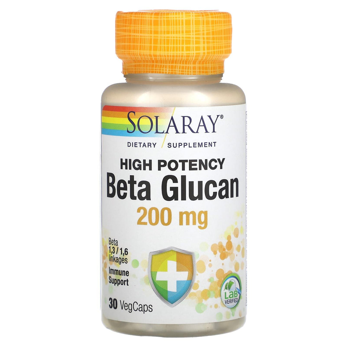 Solaray, Beta Glucan, High Potency, 200 mg, 30 VegCaps - Supply Center USA