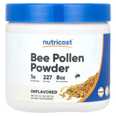 Nutricost, Bee Pollen Powder, Unflavored, 8.1 oz (227 g) - Supply Center USA