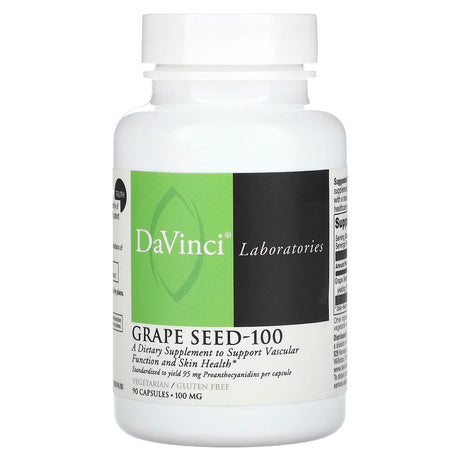 DaVinci Laboratories of Vermont, Grape Seed - 100, 60 Capsules - Supply Center USA