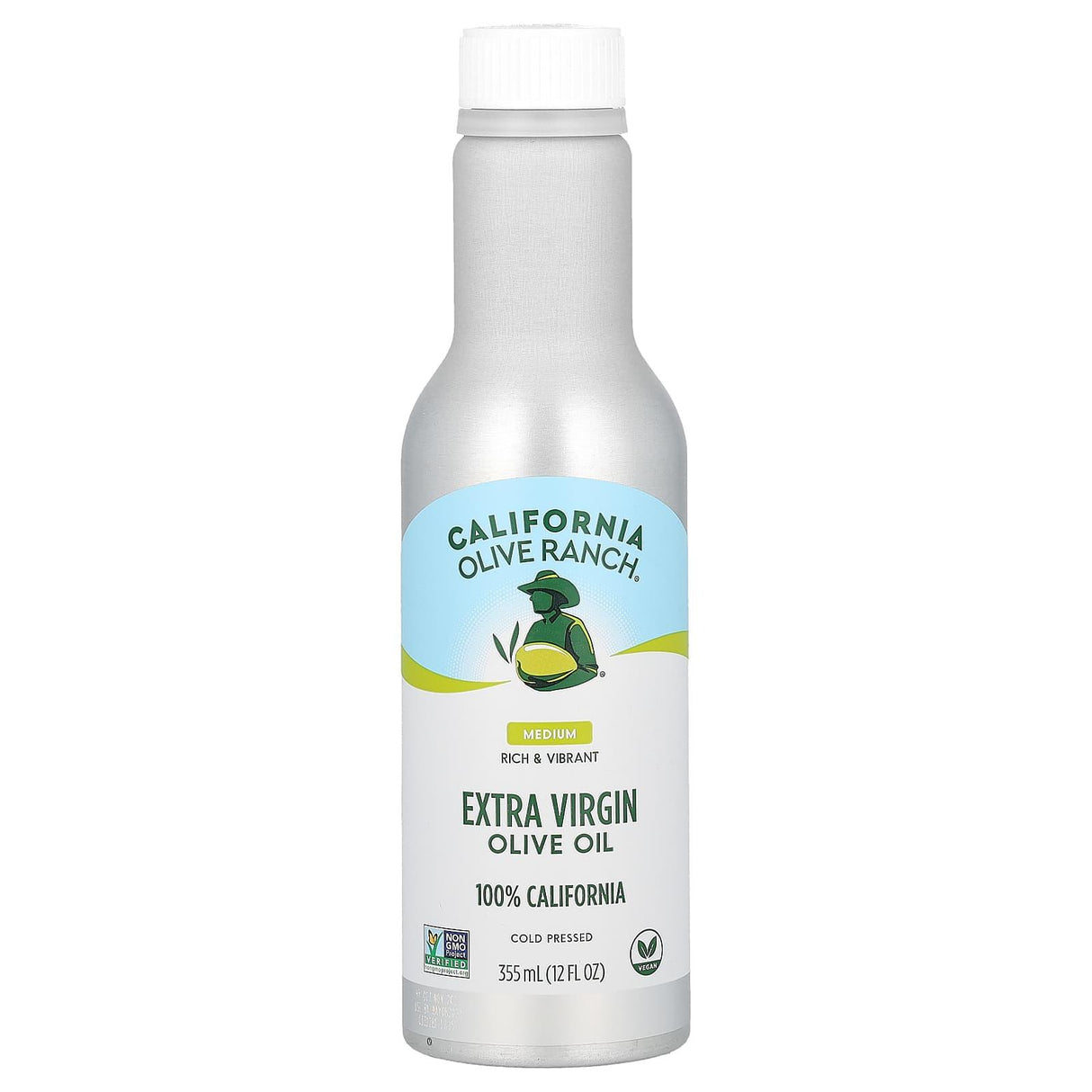 California Olive Ranch, 100% California, Extra Virgin Olive Oil, Rich & Vibrant, 12 fl oz (355 ml) - Supply Center USA