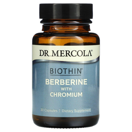 Dr. Mercola, Biothin, Berberine with Chromium, 30 Capsules - Supply Center USA