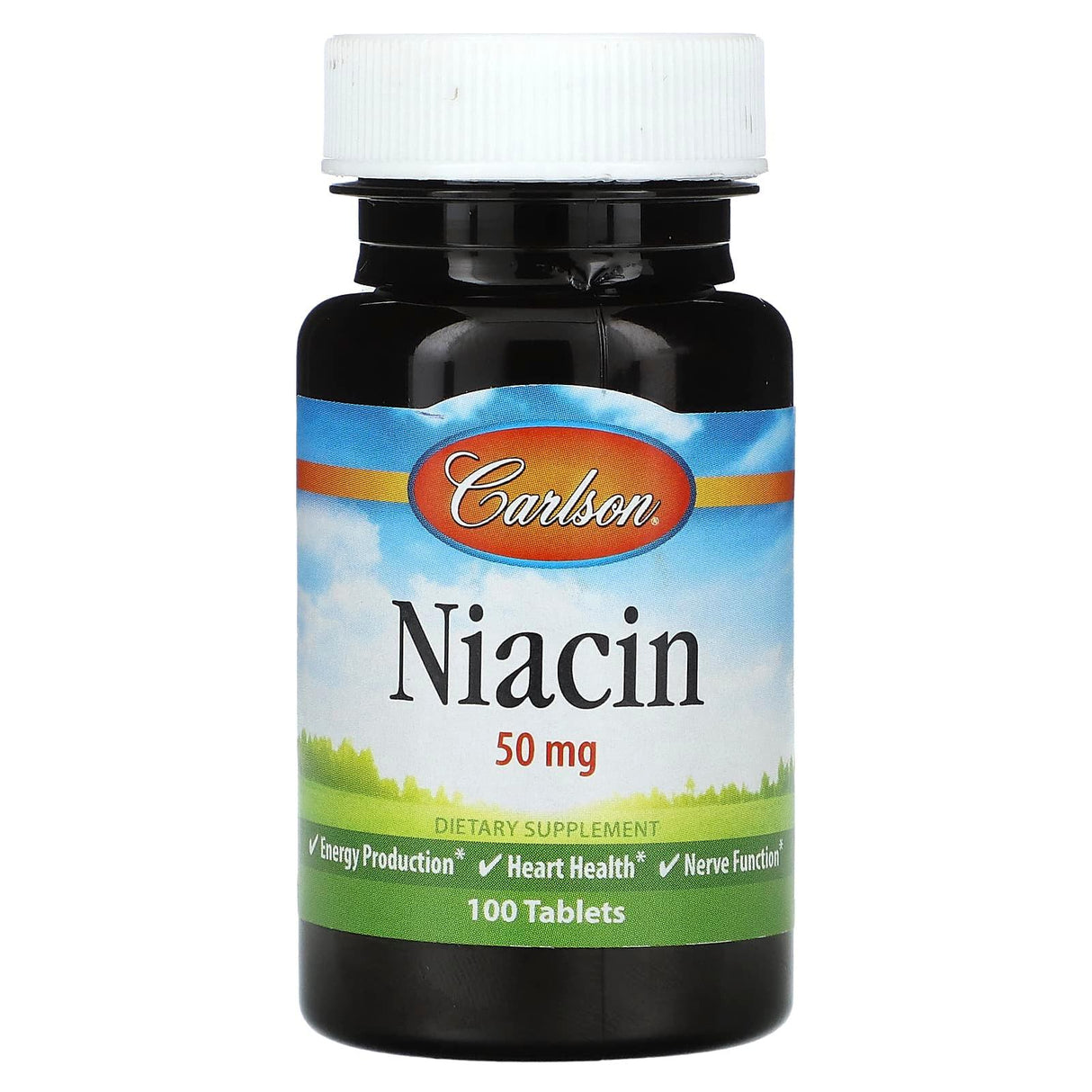 Carlson, Niacin, 50 mg , 100 Tablets - Supply Center USA