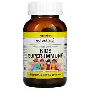 Eclectic Institute, Kids Herbs, Kids Super Immune, Elderberries, Larix & Echinacea, 2.1 oz (60 g) - Supply Center USA