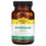 Country Life, Acidophilus with Pectin, 100 Vegan Capsules - Supply Center USA