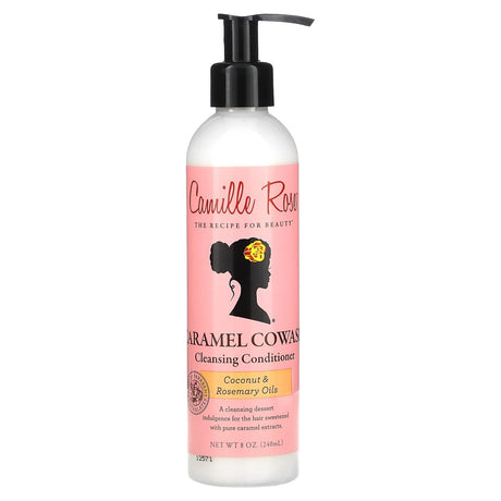 Camille Rose, Caramel Cowash Cleansing Conditioner, Coconut & Rosemary Oils , 8 oz (240 ml) - Supply Center USA