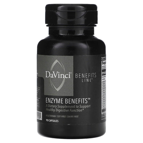 DaVinci Laboratories of Vermont, Enzyme Benefits , 90 Capsules - Supply Center USA