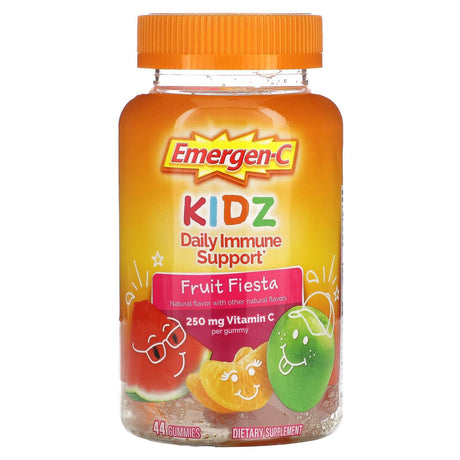 Emergen-C, Kids Daily Immune Support, Fruit Fiesta, 44 Gummies - Supply Center USA