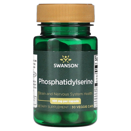 Swanson, Phosphatidylserine, 100 mg, 30 Veggie Caps - Supply Center USA