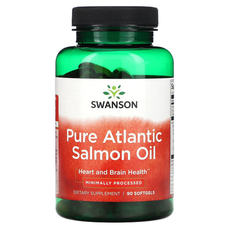 Swanson, Pure Atlantic Salmon Oil, 90 Softgels - Supply Center USA