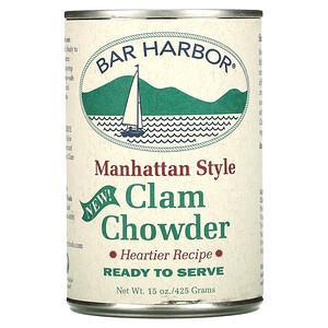 Bar Harbor, Manhattan Style Clam Chowder, 15 oz (425 g) - HealthCentralUSA