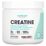 Nutricost, Women, Creatine, Peach Mango, 1.1 lb (520 g) - Supply Center USA