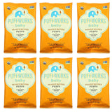 Puffworks, Baby, Puff, Peanut Butter, 6 Pack, 0.5 oz (14 g) Each - Supply Center USA