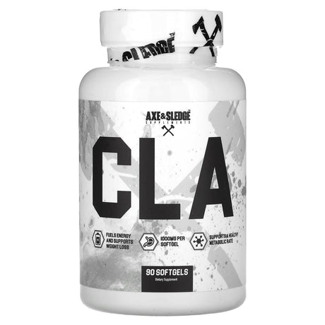 Axe & Sledge Supplements, Basics, CLA, 1,000 mg, 90 Softgels - Supply Center USA