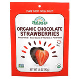 Natierra, Organic Freeze-Dried Chocolate Strawberries, 1.5 oz (43 g) - Supply Center USA