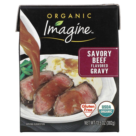 Imagine Soups, Organic Savory Beef Flavored Gravy, 13.5 oz (382 g) - Supply Center USA