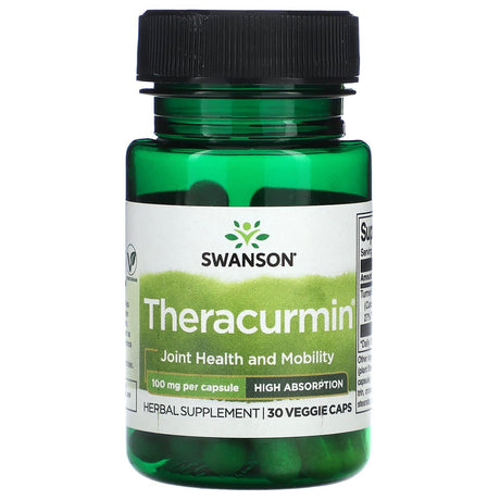 Swanson, Theracurmin, 100 mg , 30 Veggie Caps - Supply Center USA