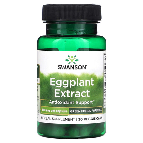 Swanson, Eggplant Extract , 450 mg , 30 Veggie Caps - Supply Center USA