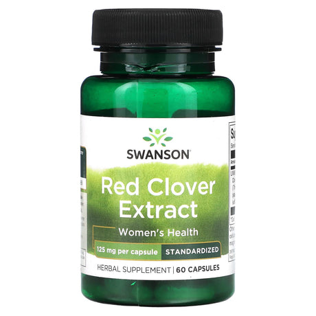 Swanson, Red Clover Extract, 125 mg, 60 Capsules - Supply Center USA