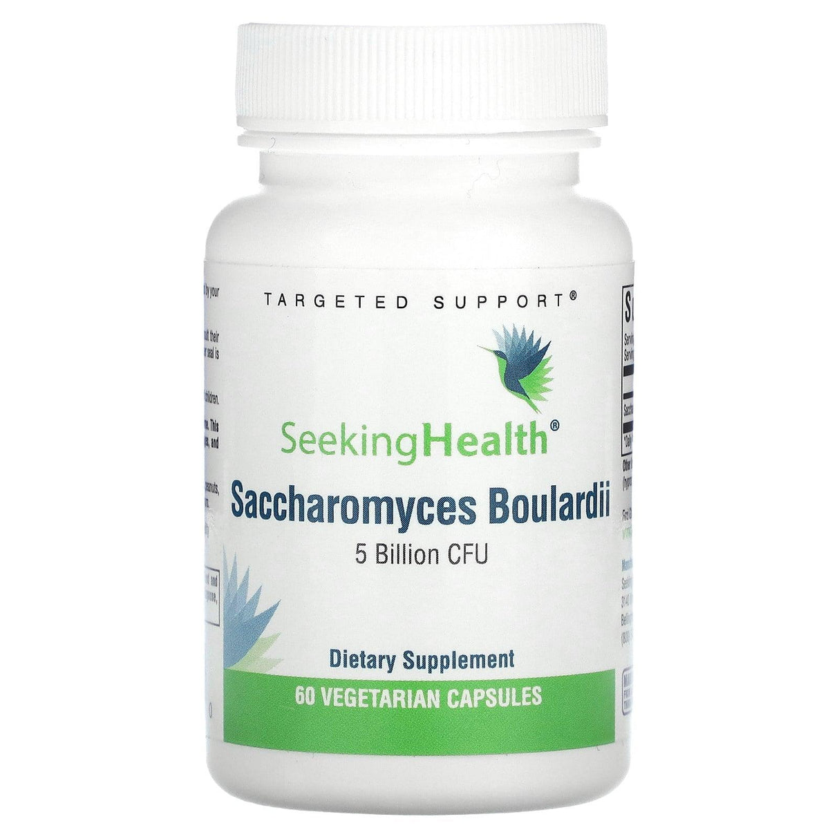 Seeking Health, Saccharomyces Boulardii, 5 Billion CFU, 60 Vegetarian Capsules - Supply Center USA