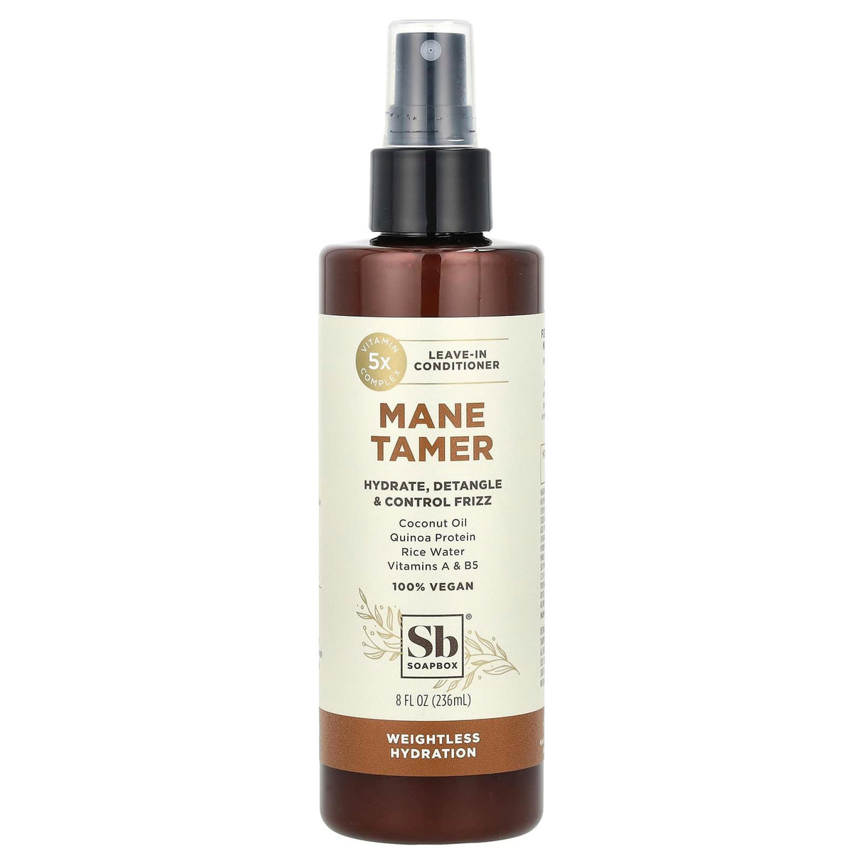 Soapbox, Mane Tamer, Leave-In Conditioner, 8 fl oz (236 ml) - Supply Center USA