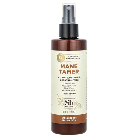 Soapbox, Mane Tamer, Leave-In Conditioner, 8 fl oz (236 ml) - Supply Center USA