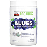 Force Factor, Organics, Blues Superfood Powder, Summer Berry, 12.1 oz (344 g) - Supply Center USA