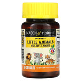 Mason Natural, Little Animals Multivitamins, Fruity, 60 Chewables - Supply Center USA