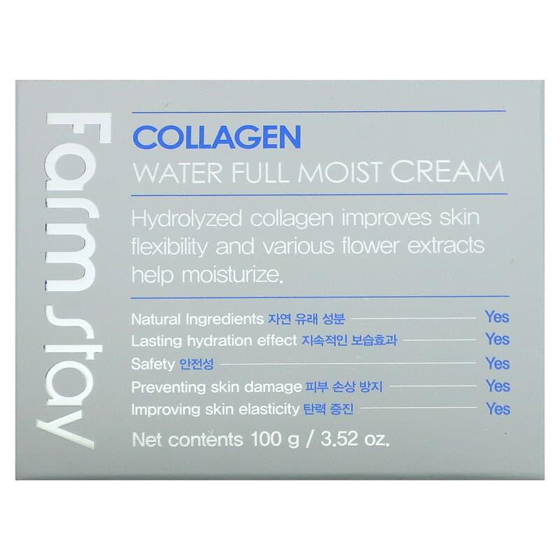 Farmstay, Collagen Water Full Moist Cream, 3.52 oz (100 g) - Supply Center USA