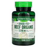 Nature's Truth, Grass-Fed Beef Organs, 650 mg, 120 Quick Release Capsules - Supply Center USA