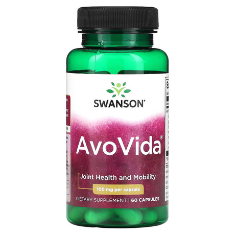 Swanson, AvoVida, 100 mg, 60 Capsules - Supply Center USA