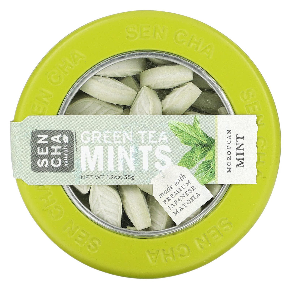 Sencha Naturals, Artisan Edition Green Tea Mints, Cherry Blossom, 1.2 oz (35 g) - Supply Center USA