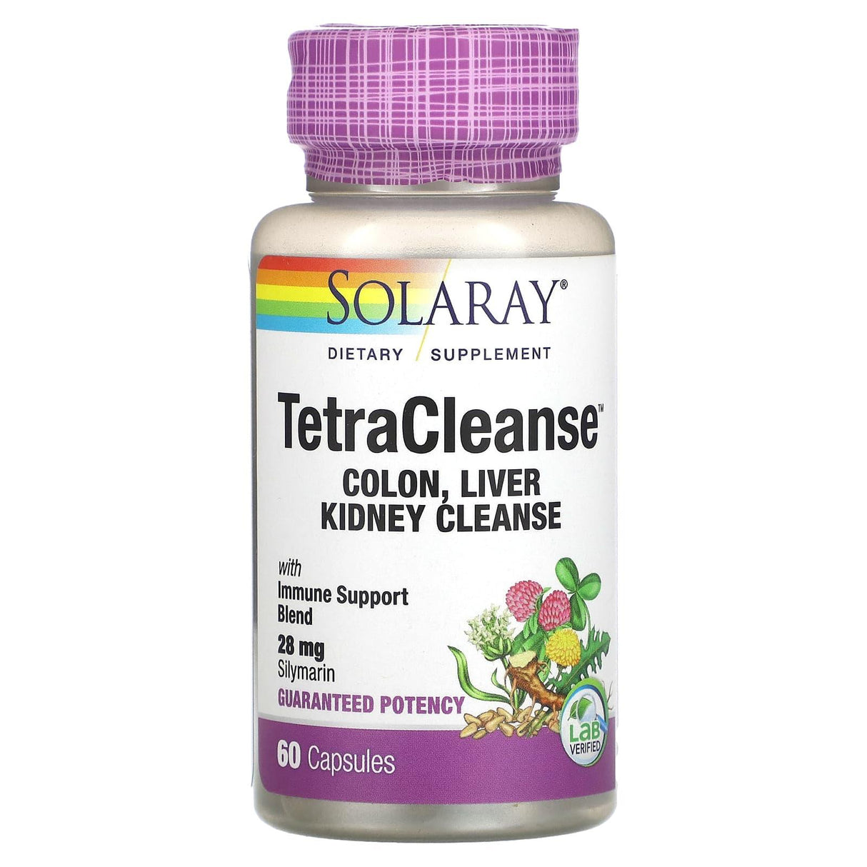 Solaray, Tetra Cleanse, 60 Capsules - Supply Center USA