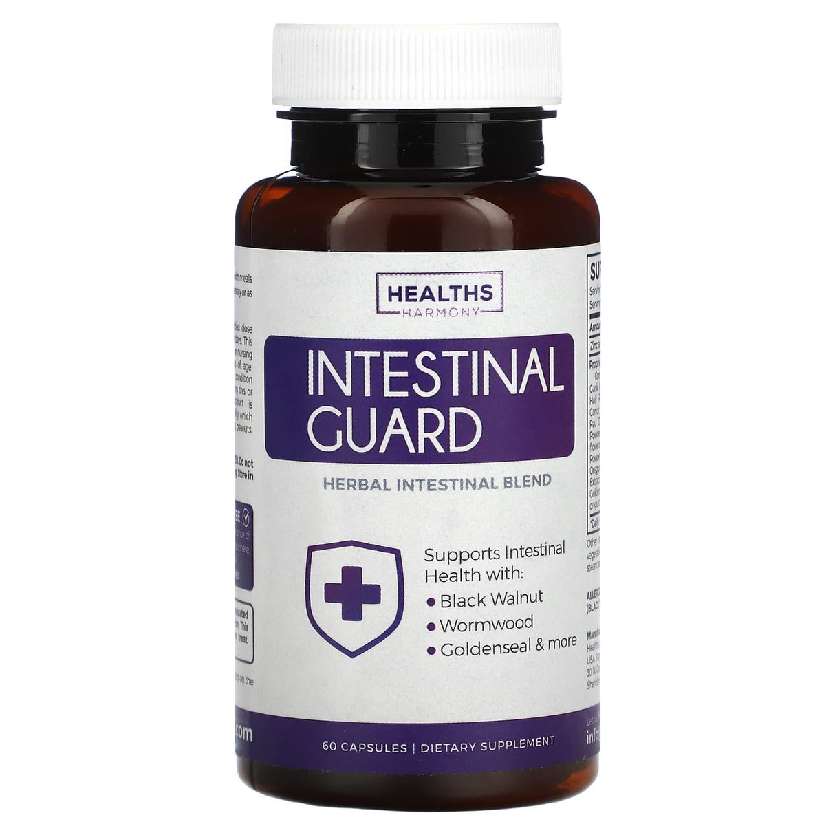 Healths Harmony, Intestinal Guard, 60 Capsules - Supply Center USA