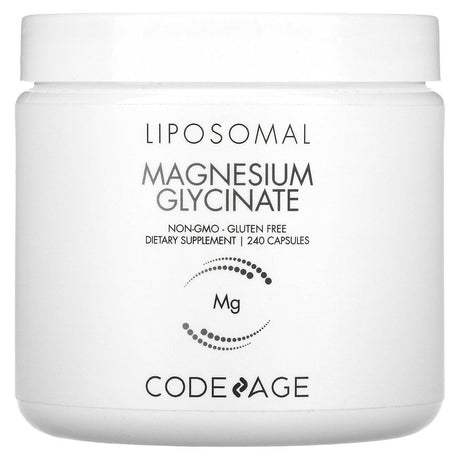 Codeage, Liposomal Magnesium Glycinate, 240 Capsules - Supply Center USA