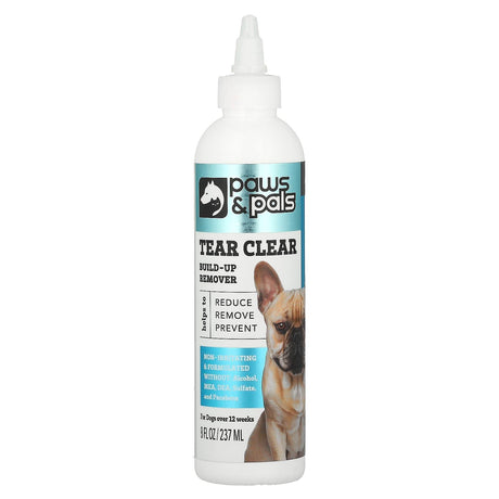 Paws & Pals, Tear Clear, Build-Up Remover, For Dogs, 8 fl oz (237 ml) - Supply Center USA