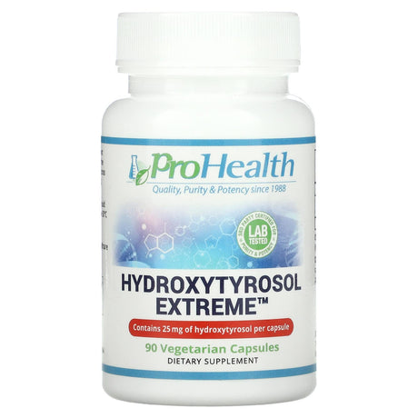 ProHealth Longevity, Hydroxytyrosol Extreme, 25 mg, 90 Vegetarian Capsules - Supply Center USA