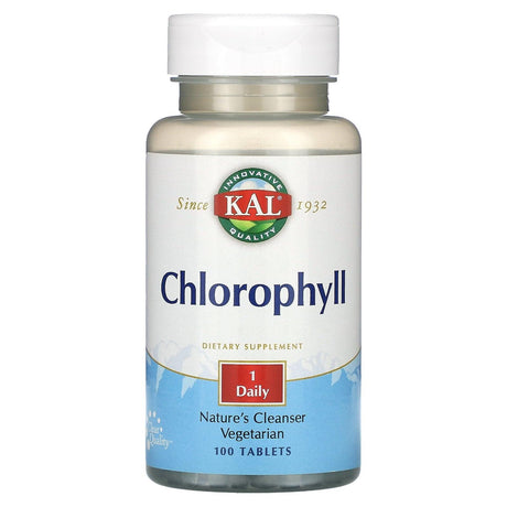 KAL, Chlorophyll, 100 Tablets - Supply Center USA