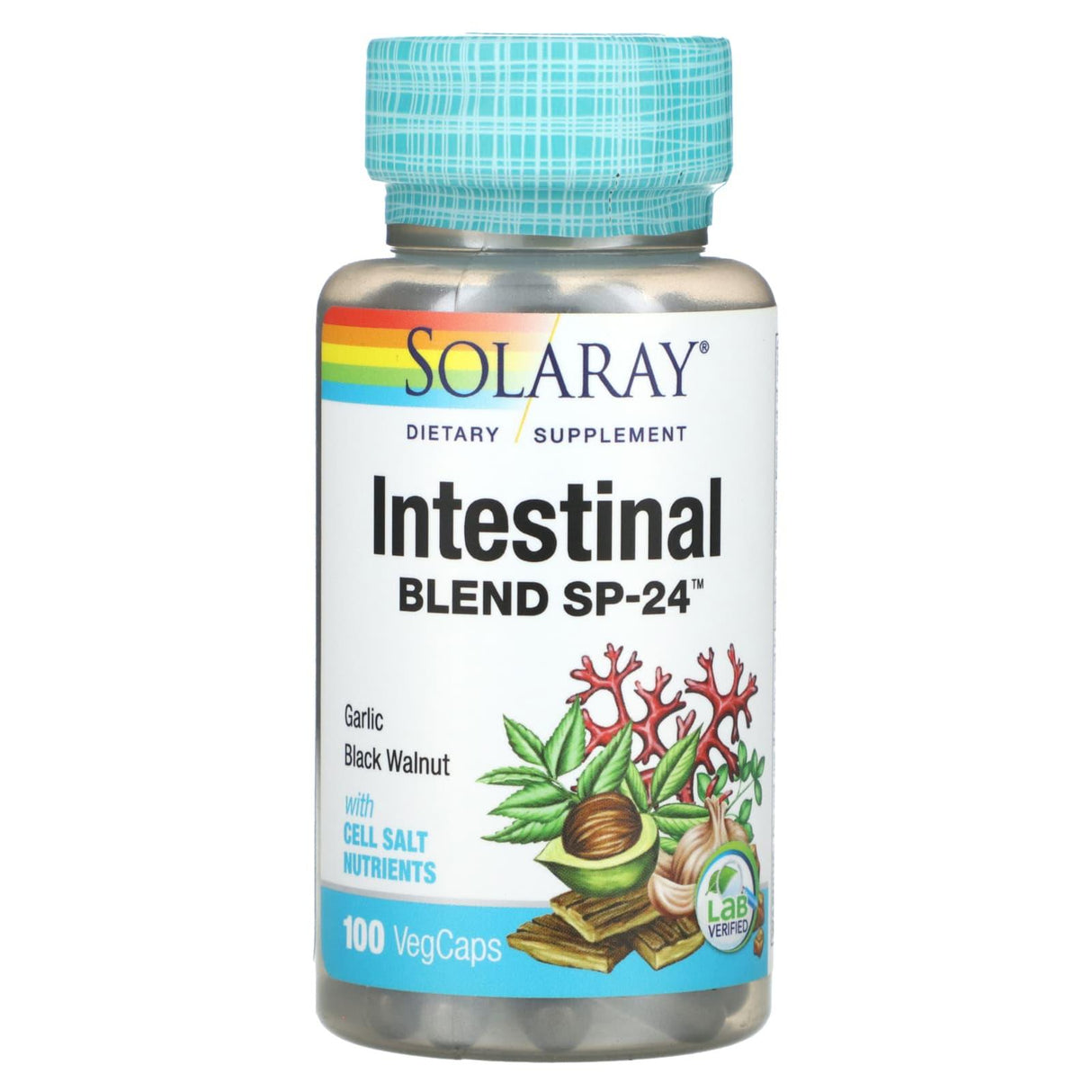 Solaray, Intestinal Blend SP-24, 100 VegCaps - Supply Center USA