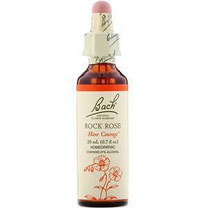 Bach, Original Flower Remedies, Rock Rose, 0.7 fl oz (20 ml) - Supply Center USA