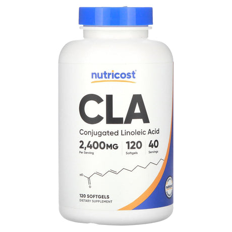 Nutricost, CLA, 2,400 mg, 120 Softgels (800 mg per Softgel) - Supply Center USA