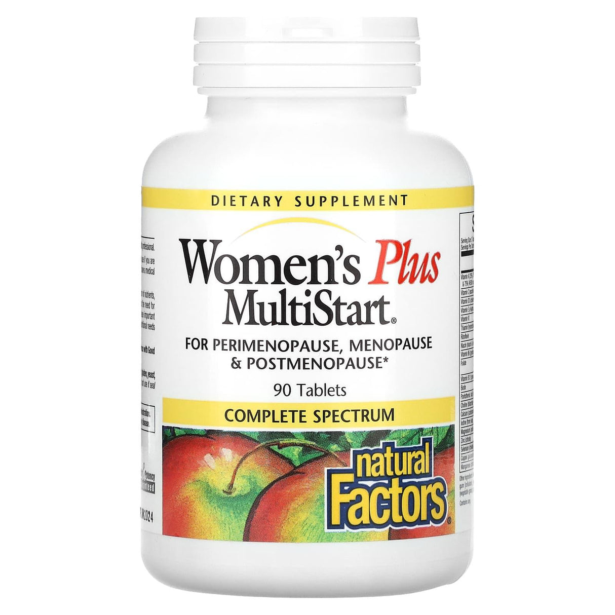 Natural Factors, Women's Plus MultiStart, 90 Tablets - Supply Center USA