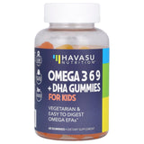 Havasu Nutrition, Omega 3 6 9 + DHA Gummies for Kids , 60 Gummies - Supply Center USA