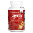 Health Plus Inc., Turmeric Curcumin With BioPerine, Extra Strength, 90 Capsules - Supply Center USA