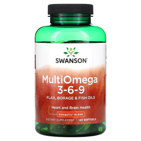 Swanson, MultiOmega 3-6-9, 120 Softgels - Supply Center USA