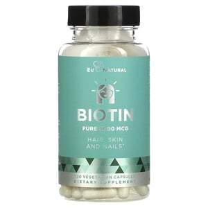 Eu Natural, Biotin, 5,000 mcg, 120 Vegetarian Capsules - Supply Center USA